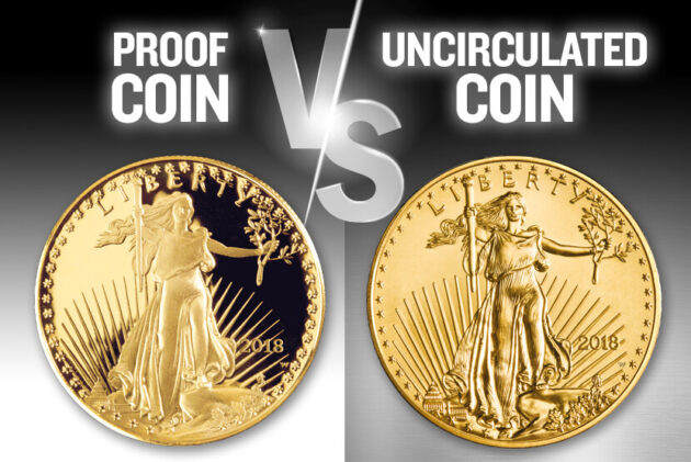 proof American gold eagle compared to uncirculated gold American eagle